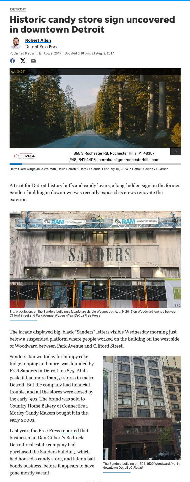 Sanders - 2017 Article On Building Downtown (newer photo)